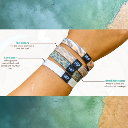 Miniatura 4 de Pulseras de moda para todo tipo de cabello, adultos, niños, deportes, al aire libre, duraderas, fuertes, sin daños, elegantes, modernas, patrones