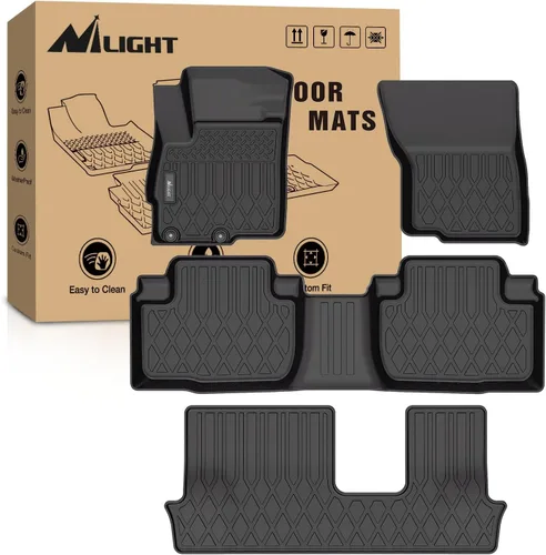 Miniatura 26 de Nilight Alfombrillas TPE para Volvo VNL 300 430 630 670 730 780 2004-2018 Volvo VT modelos 2006-2010 para todo tipo de clima, ajuste personalizado
