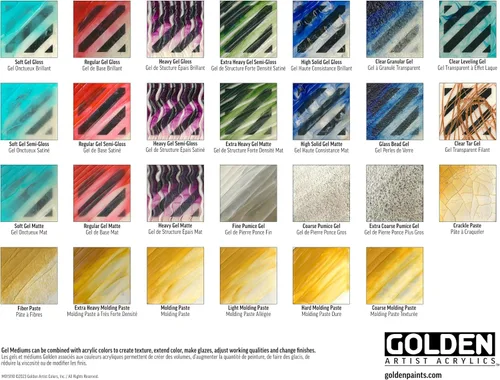 Miniatura 5 de GOLDEN Regular Gel Matte, tarro de 32 fl. oz, gel acrílico profesional, semitransparente