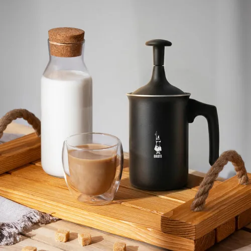Miniatura 10 de Bialetti 00AGR394 Tutto Crema Espumador de leche, negro
