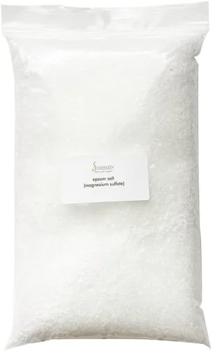 Soapeauty Sal de Epsom – Sulfato de magnesio 100% puro grado USP, Kosher, sin OMG, sin perfume, sal de Epsom para baño y remojo de pies | Fabricado