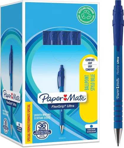 Miniatura 9 de Paper Mate Flexgrip Ultra RT - Bolígrafo retráctil (punta media, 1mm) paquete de de 2