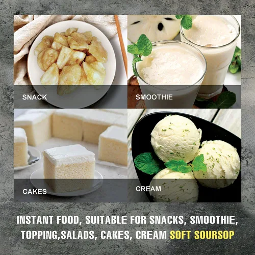 Miniatura 7 de SOURSOP SUAVE SECO (GUANABANA) 5.29 Oz (5.29 oz) VIETFARMFOOD: Fruta seca por convección, dulzura natural pura sin azúcar, suave al masticar.