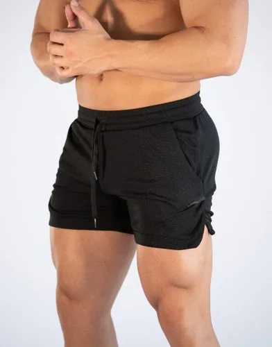 Miniatura 4 de FLYFIREFLY Pantalones cortos de entrenamiento de gimnasio para hombre, ligeros, atléticos, pantalones cortos para entrenamiento de culturismo