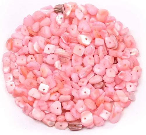 Miniatura 34 de 500 cuentas de piedra natural con virutas naturales, citrino de 0.317 a 0.315 pulgadas, piedras preciosas irregulares de cristal curativo, cuentas