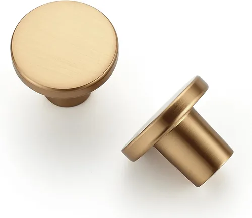 Miniatura 19 de Ravinte 1 paquete de pomos para gabinete negros, pomos redondos para cocina, tiradores para cajones de vestidor, tiradores para puertas de armario