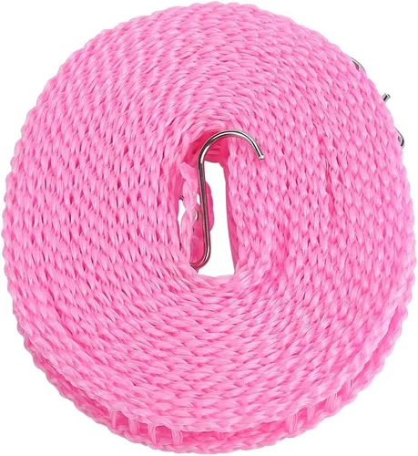 Miniatura 10 de Tendedero de ropa, cuerda de secado de ropa, resistente al viento, tendedero de viaje para interiores y exteriores, tendedero de ropa para camping