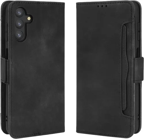 Compatible con Samsung Galaxy A13 5G de 6.5 pulgadas 2022, funda magnética de piel sintética para Samsung Galaxy A13 5G de 6.5 pulgadas 2022