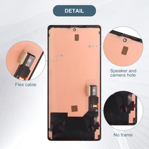 Miniatura 4 de Pantalla digital LCD compatible con Google Pixel 6 GB7N6 G9S9B16 6.4 "pantalla LCD táctil Asamblea (soporte de huellas dactilares)+herramientas