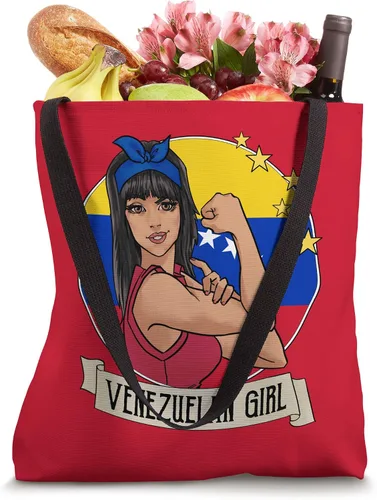 Miniatura 4 de Venezolan Girl Venezuela - Bolsa de regalo Blanco 16 pulgadas