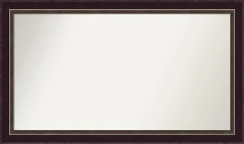 Miniatura 108 de Amanti Art Espejo de baño de bronce para sobre el fregadero, 24 x 24 pulgadas, espejo cuadrado de bronce Lara para tocador, marco de madera