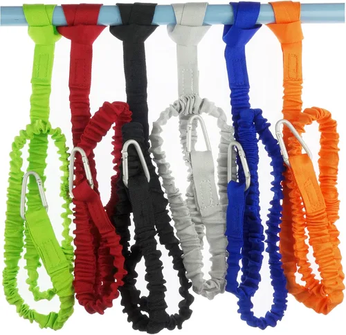Miniatura 10 de Paquete de 2/4/6/8/12 correas de remo elásticas para herramientas para kayak y remos, cañas de pesca