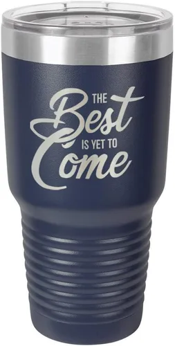 Miniatura 22 de Vaso rosa de 30 onzas con popote y tapa superior deslizante Taza de viaje de acero inoxidable Comparar con Yeti Rambler Rosado