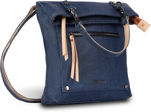Sherpani Rebel, bolso cruzado de lona, bolso y bolso de moda, bolso vintage, bolso de mano, bolso cruzado plegable para mujer, indigo, S, Bandolera