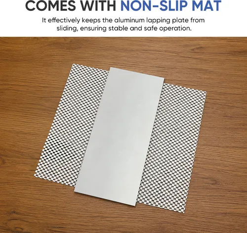 Miniatura 5 de SCOTTCHEN Flat Aluminum Lapping Plate, 11-11/16"×5"×1/4", 1-Pack Scary Sharp Sharpening System, Flat Lapping Base for Knife and Woodworking Tool