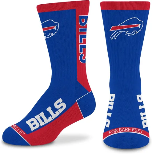 Miniatura 32 de For Bare Feet NFL - Calcetines unisex para niños de la NFL Mvp Crew