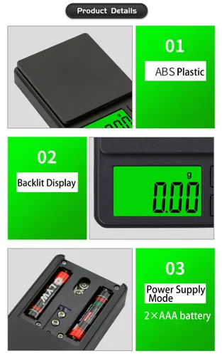Miniatura 6 de Báscula digital de bolsillo de 35.27 oz x 0.00 oz, báscula de gramos, báscula digital de gramos, báscula de alimentos, báscula de joyería, báscula