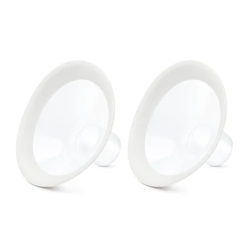 Medela PersonalFit Flex - Protectores de pecho | Paquete de 2 bridas pequeñas de extractor de leche de 0.945 in | Fabricado sin BPA | Formado