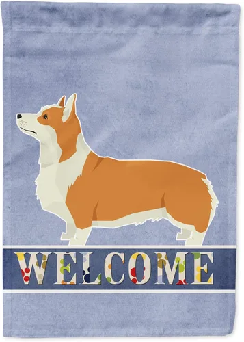 Miniatura 24 de Caroline's Treasures CK3704GF Bandera de jardín de bienvenida de Akita Shepherd Black and Tan - Bandera decorativa para patio exterior, patio