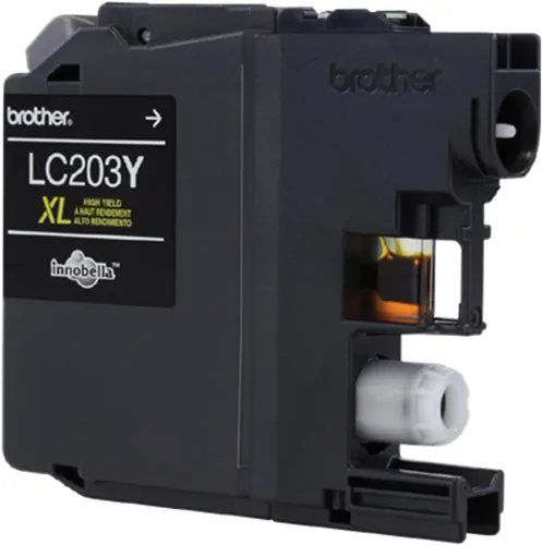 Miniatura 4 de Brother Printer LC203Y - Cartucho de tinta de alto rendimiento, amarillo, 550 páginas, 1 unidad (paquete de 1)