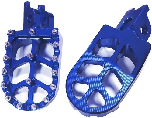 Motorcycle Footrests Motorcycle Footrest Footpegs Foot Pegs Pedals Accessories for CRF300L 2021-2023(Blue)