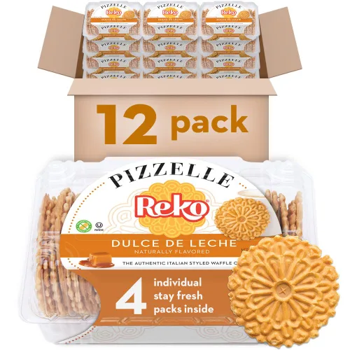 Miniatura 19 de Reko Pizzelle Galleta auténtica estilo italiano, arce, 7 onzas (paquete de 1)