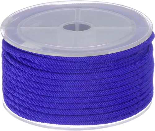 Miniatura 5 de HARFINGTON Cordón de cuentas de nailon de 0.118 in x 32.8 pies para hacer pulseras, color negro