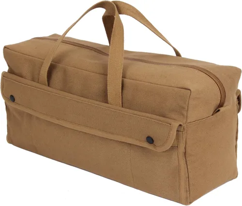 Miniatura 2 de Rothco bolsa de herramientas de lona para mecánicos jumbo - Organización resistente para equipo y herramientas Marrón Coyote