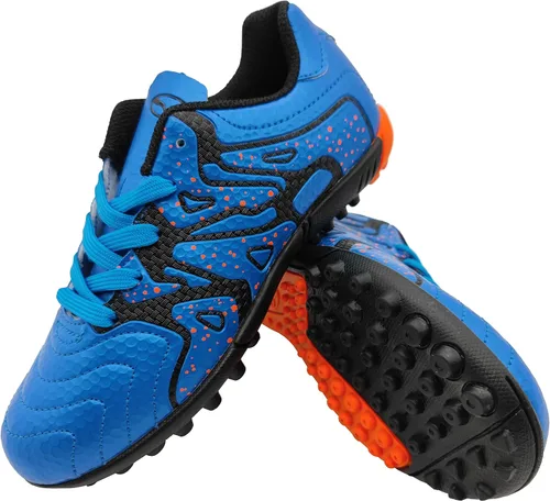 Miniatura 6 de Zapatos de fútbol para niños con cordones, zapatos deportivos de fútbol para jóvenes, informales, al aire libre, suelo firme