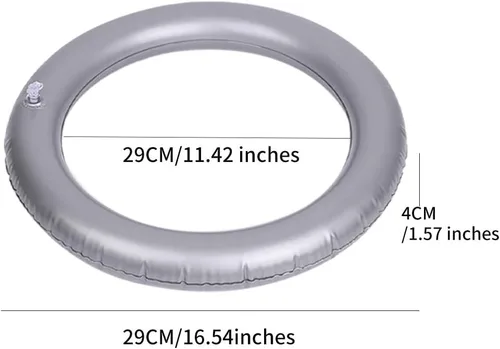 Miniatura 2 de Base de pelota de yoga, anillo fijo redondo de PVC antideslizante estable, pelota de fitness para gimnasio en casa, oficina, mejora el dolor