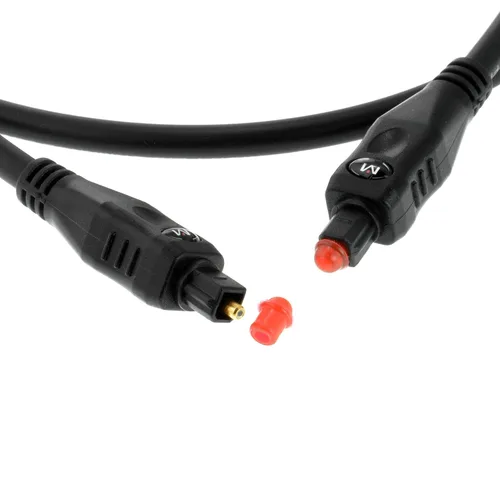 Miniatura 6 de Mediabridge Toslink Cable (6 pies) - Cable óptico de audio digital