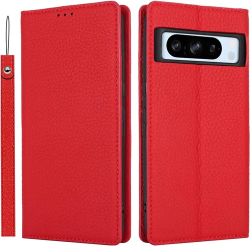 Miniatura 13 de Havaya Funda tipo cartera para Google Pixel 6 Pro con tarjetero para Pixel 6 Pro 5G, funda abatible con ranuras para tarjetas de crédito, piel
