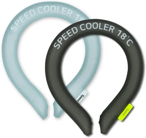 Miniatura 10 de SpeedUSA Insta Speed - Enfriadores de cuello (paquete de 2) (rosa y gris oscuro)