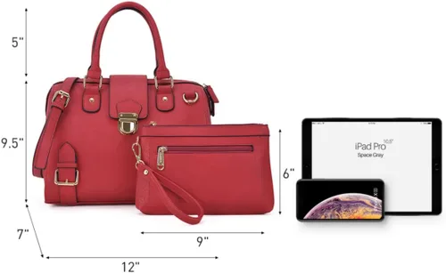 Miniatura 5 de Dasein - Bolso de mano para mujer, diseño de barril, cuero vegano, bolso de hombro, con asa superior, a la moda, bolso de trabajo