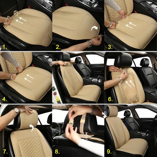Miniatura 6 de Black Panther Funda universal para asiento de automóvil, 1 pieza protectora universal para asiento del conductor, ajuste universal para el 95%