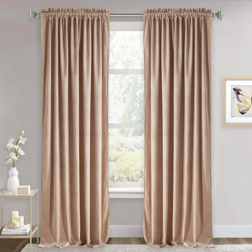Miniatura 25 de RYB HOME Cortinas de terciopelo verde oliva de 72 pulgadas de largo, cortinas opacas con aislamiento térmico, tratamiento de ventana, decoración