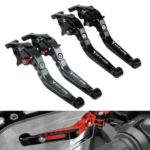 Miniatura 2 de La palanca de embrague de freno plegable es adecuada para YA & MAHA MT03/07/09 YZFR1/R3/R6 Manija telescópica ajustable de motocicleta modificada
