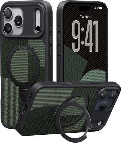 Miniatura 17 de CASEKOO- Funda para iPhone 15 c/soporte magnético invisible [protecc. militar contra caídas] [compatible c/MagSafe], a prueba de impactos, delgada