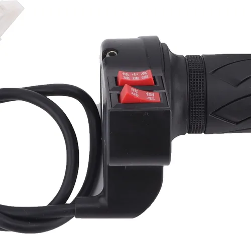 Miniatura 9 de Mango universal del acelerador de bicicleta eléctrica, 3 velocidades ajustable con control de avance/retroceso