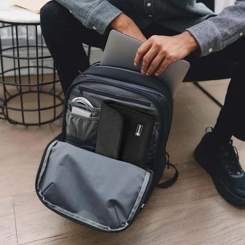 Miniatura 8 de Funda de viaje para accesorios de Apple, compatible con teclado mágico, trackpad, mouse - Funda (negro)