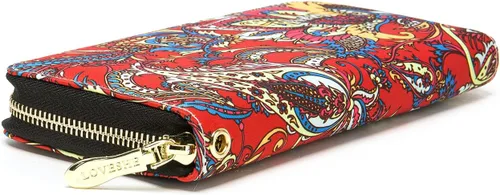 Miniatura 204 de Cartera de mano para mujer, estilo bohemio, con RFID, elegante, espaciosa con correa para viajes, capacidad para tarjetas, teléfono, dinero