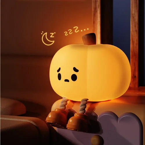 Miniatura 9 de Luz nocturna para cuarto de bebé, lámpara nocturna con interruptor de palanca para dormitorio, lámparas recargables por USB, 2 modos de luz, juguete