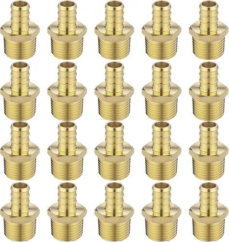 Miniatura 17 de Acoplamiento de engarce de púas PEX de 1 pulgada para tubería PEX-A/B/C (paquete de 15)