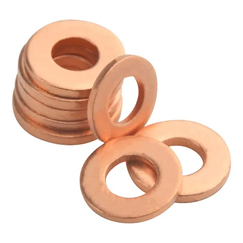 Miniatura 4 de 150 Uds 15 Tipos de Arandelas de Sellado de Cobre Junta Plana de Cobre Sellado de Aceite Caja de Arandela