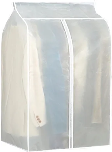 TOPINCN 47.2x39.4x19.7 in Clear Garment Rack Cover Cover Super Grande Transparente 3D Cremallera Ropa Cubierta de Polvo Armario Bolsa de