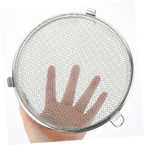 Miniatura 8 de UPKOCH Cesta para lavavajillas de 7.08 x 7.08 x 1.96 pulgadas, cesta pequeña de malla para tenedores, cuchillos, almacenamiento con agujeros