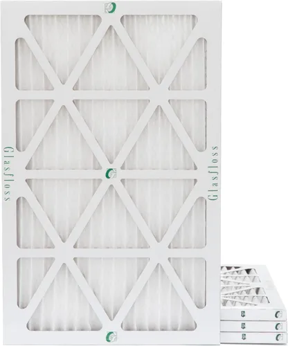 Miniatura 8 de Filtros de aire plegados Glasfloss ZL 8x8x1 MERV 10 (FPR 5-6). (Cantidad 4). Tamaño real: 8 x 8 x 7/8 pulgada