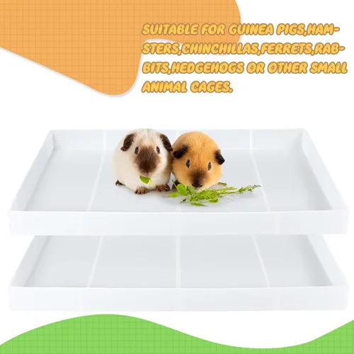 Miniatura 2 de Wenqik 2 Piezas Forro para Jaula de Cobayas Forro de Plástico Corrugado para Jaula Base Tamaño de Panel 2 x 4 Forro Inferior para Jaula de Cobayas