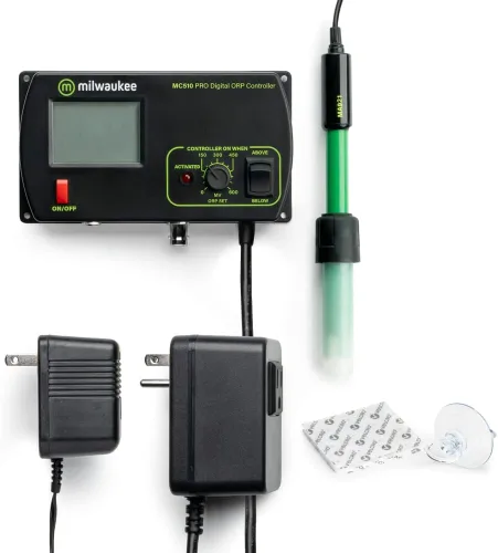 Miniatura 3 de Milwaukee Controlador MC510 ORP con kit de montaje, +/- 1000 mV, +/-5 mV Precisión