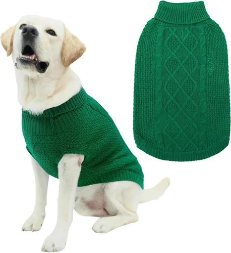 Miniatura 33 de Mihachi Suéteres para Perros Pequeños y Medianos Niña o Niño, Camisa Cálida y Suave para Perros, Abrigo para Perros para Clima Frío con Cuello